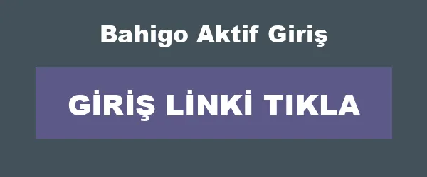 Bahigo Aktif Giriş infografik